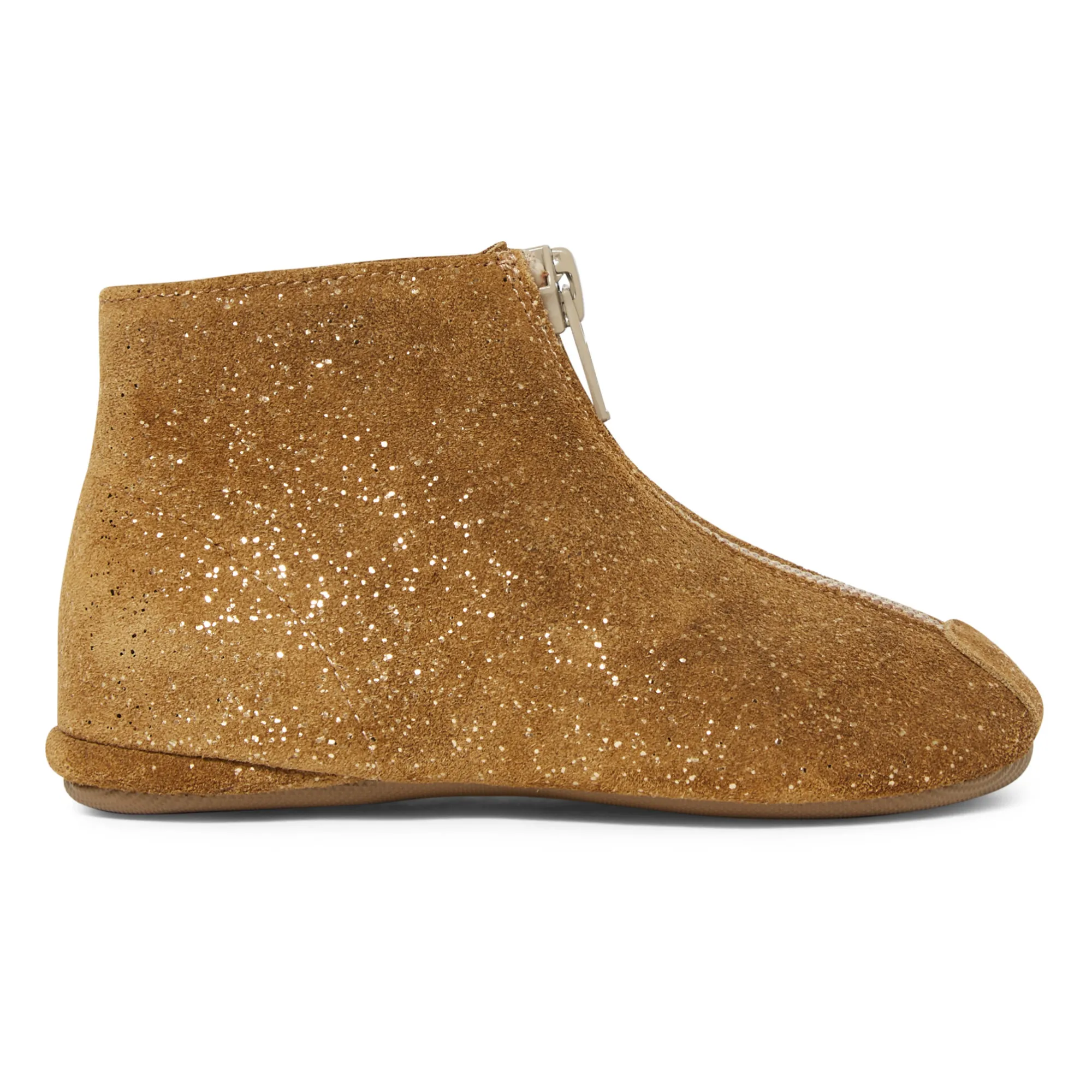 Pèpè Camel Zip-Up Boots