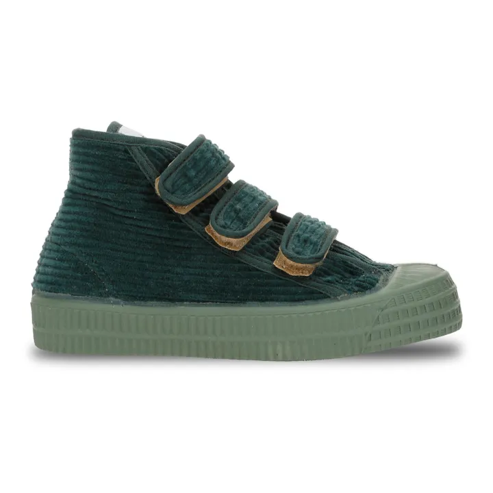 Star Corduroy Velvet Scratch Sneakers | Grün- Produktbild Nr. 0