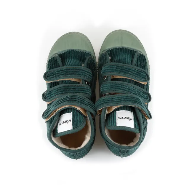Sneakers de terciopelo de pana Star | Verde