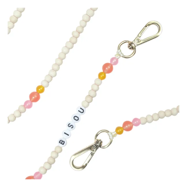 Arielle Bisou Wooden Bead Phone Strap