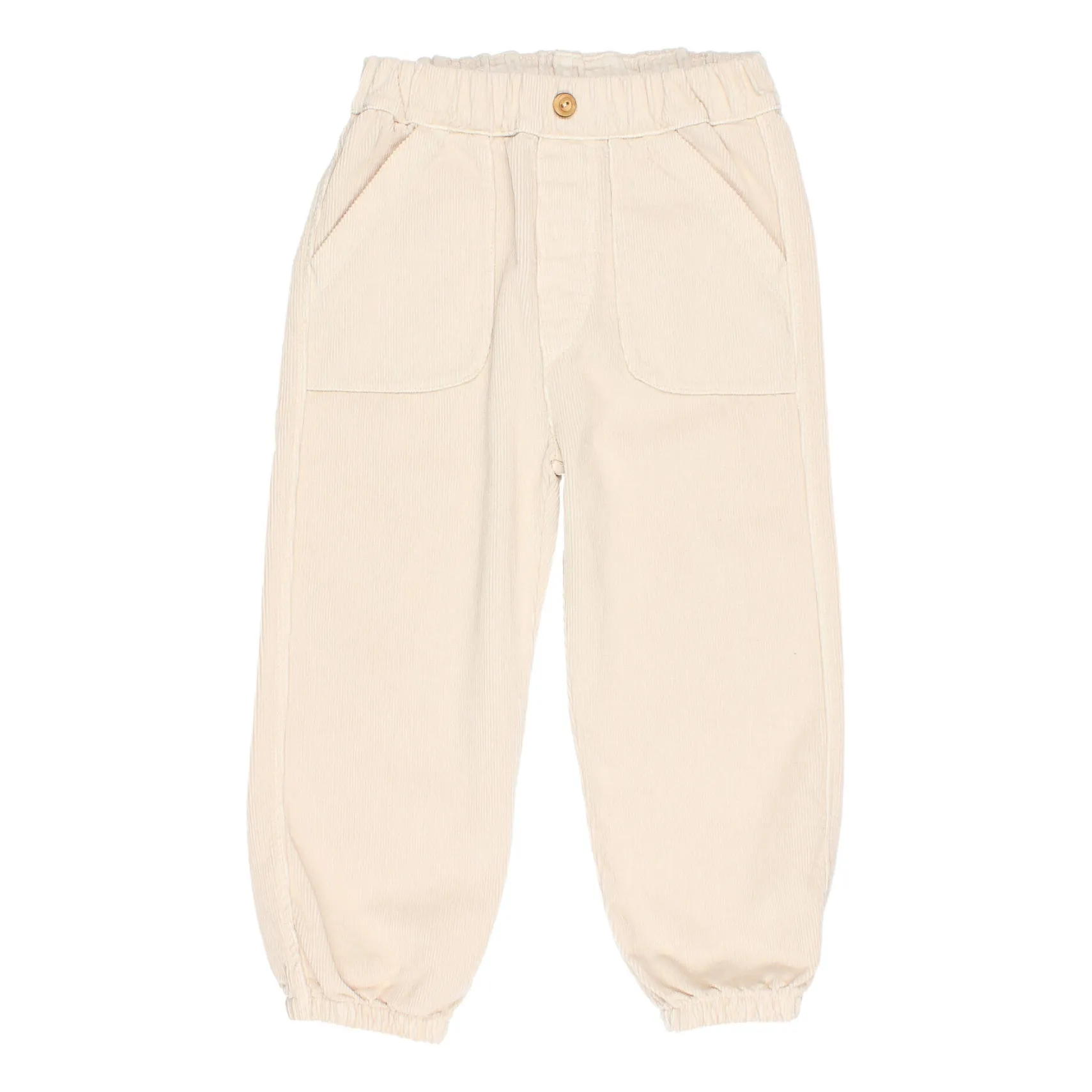 Búho Ecru Milleraies Velvet Pants With Pockets