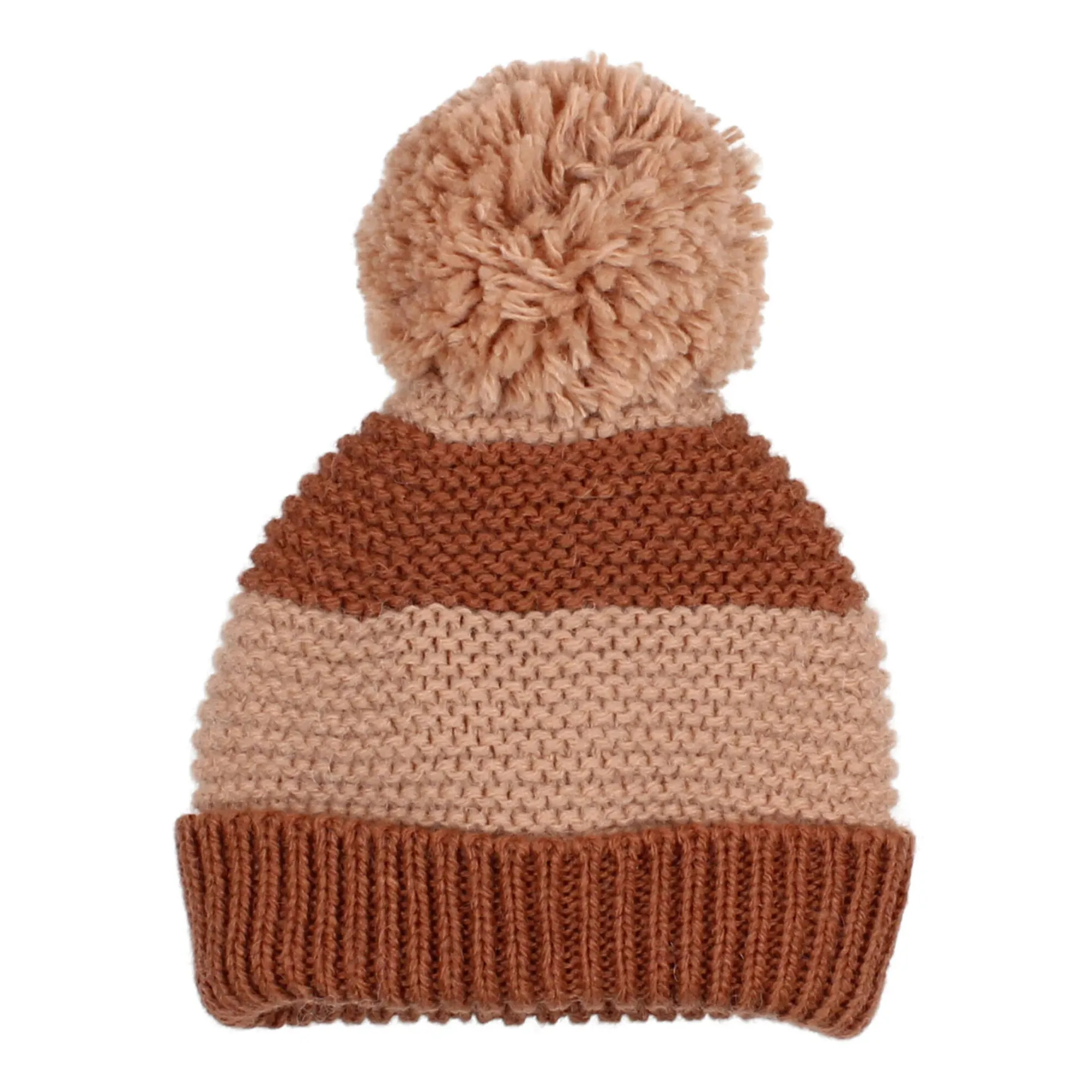 Búho - Bonnet - Laine d'Alpaga - 3/9 mois - Caramel