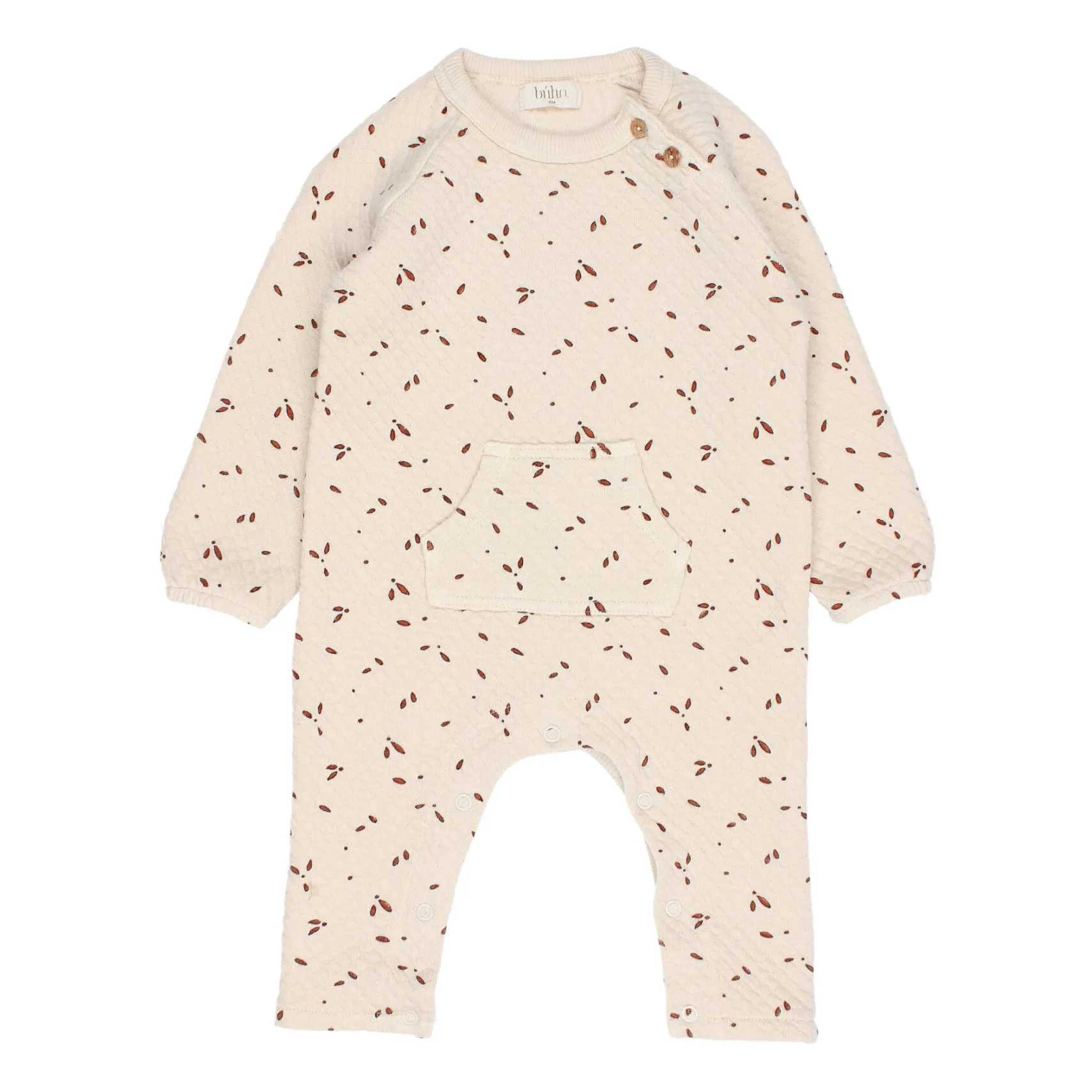 Búho Ecru Autumn Textured Jumpsuit