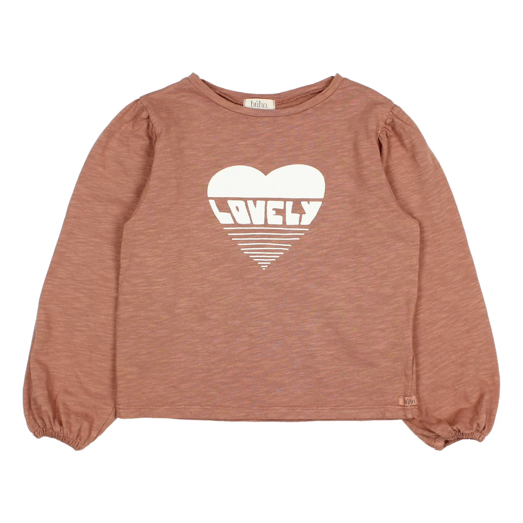 Búho Terracotta Lovely Organic Cotton Sweatshirt