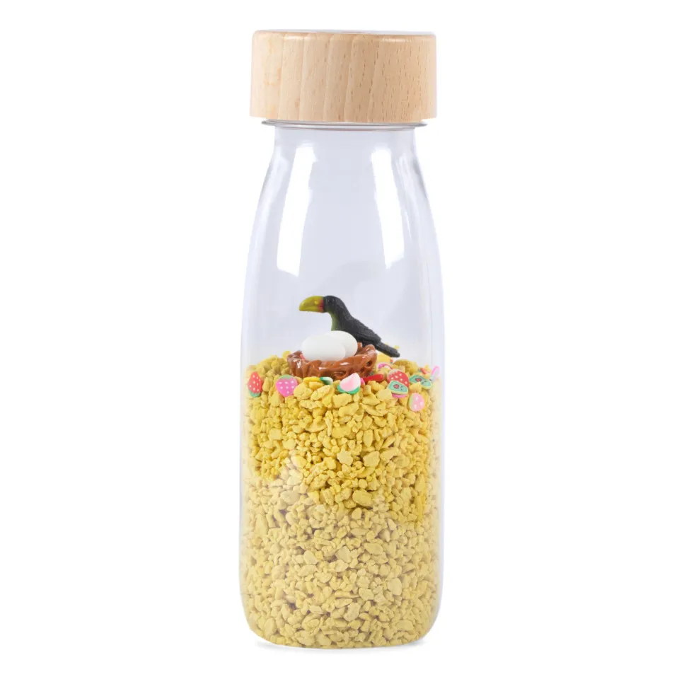 Petit Boum Multicoloured Toucan Sensory Bottle