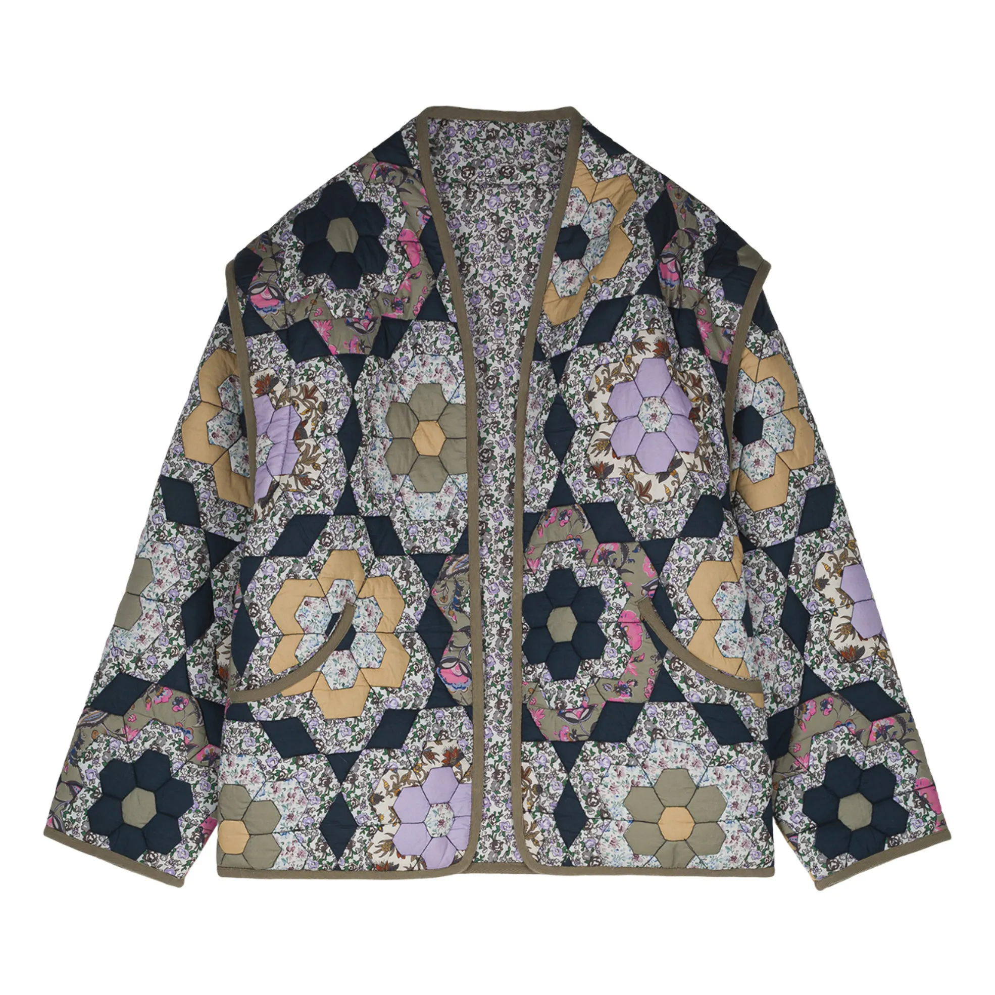 Louise Misha - Neliana Reversible Patchwork Jacket - Women's