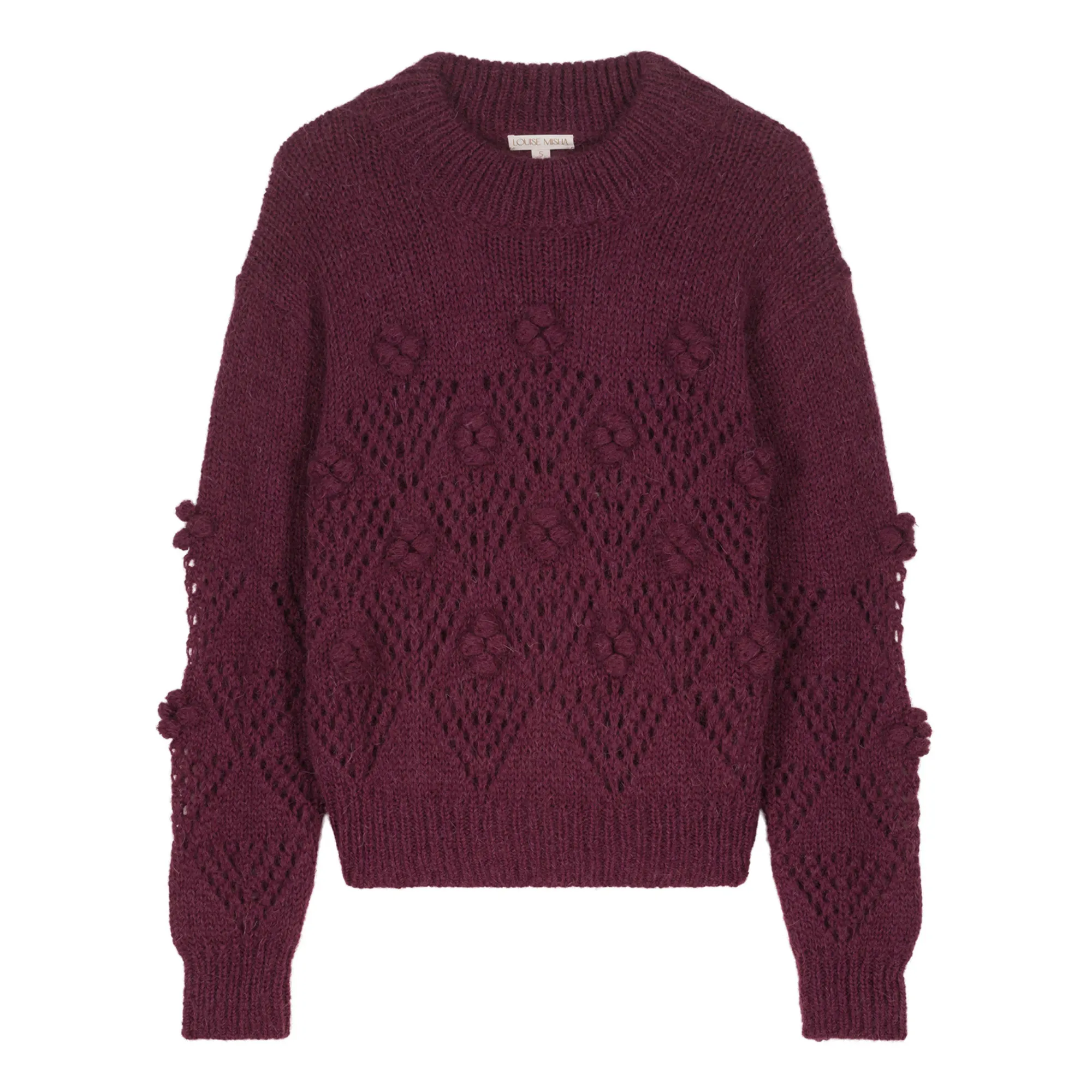 Louise Misha Women's Plum Samala Merino Wool And Mohair Pullover - ’S Collection