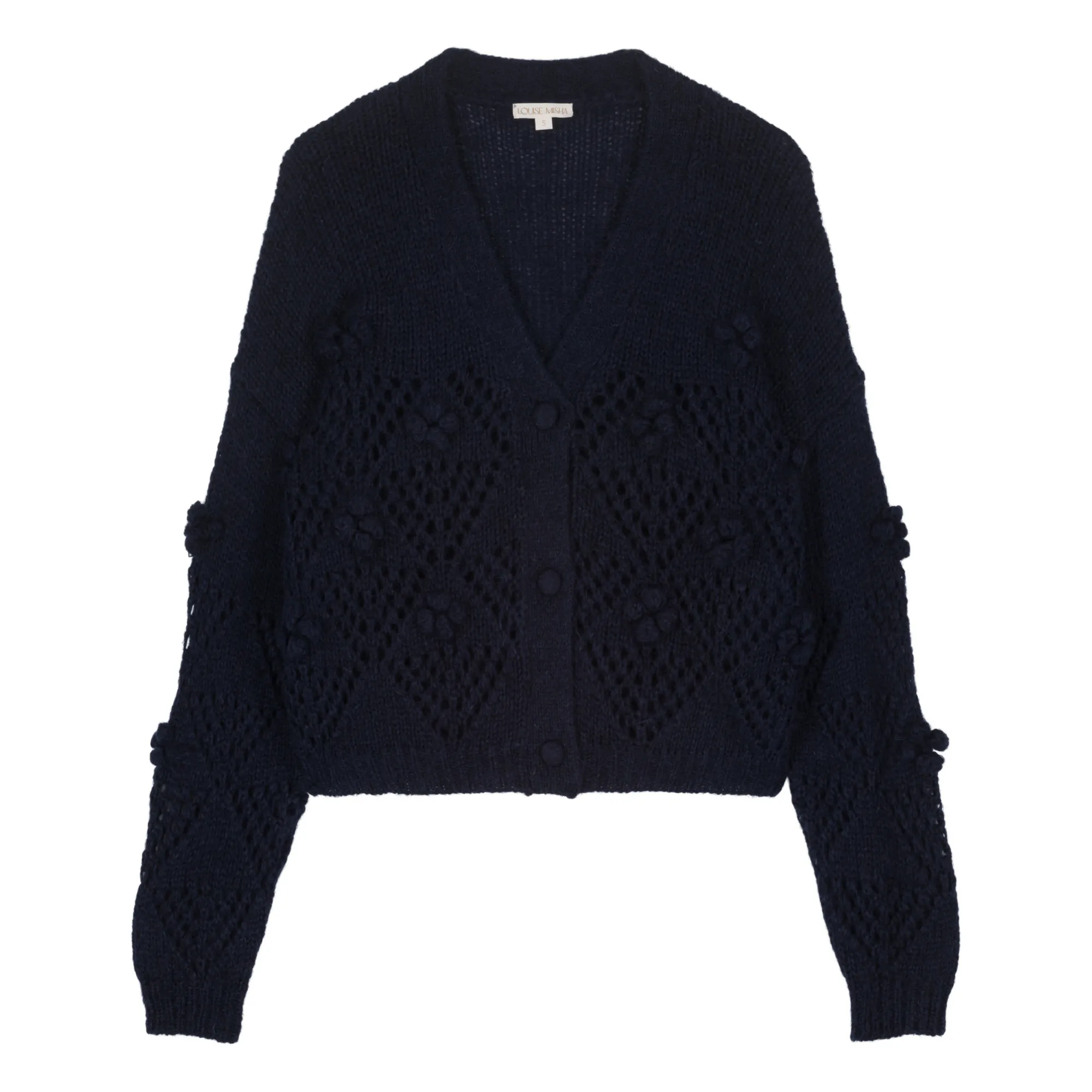 Louise Misha Women's Midnight Blue Sirika Mohair And Merino Wool Cardigan - ’S Collection