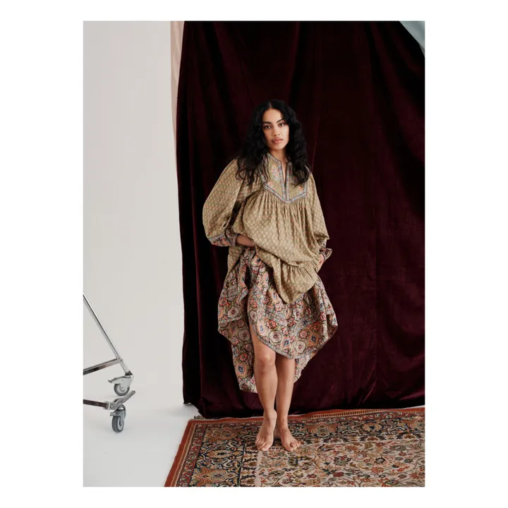 Robe Gypsy - Collection Femme  | Vert kaki- Image produit n°2