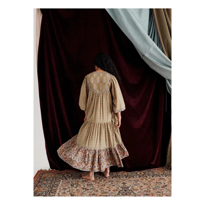 Robe Gypsy - Collection Femme  | Vert kaki- Image produit n°3