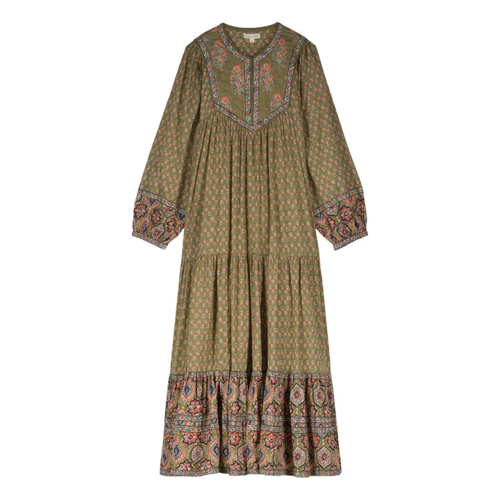 Robe Gypsy - Collection Femme  | Vert kaki- Image produit n°0