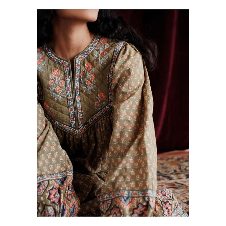 Robe Gypsy - Collection Femme  | Vert kaki- Image produit n°4