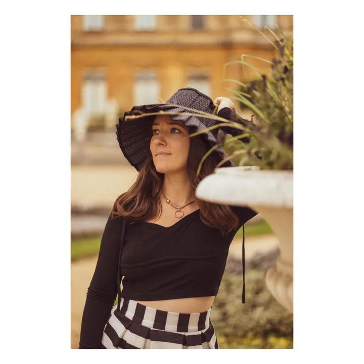 Capri Positano Hat - Women’s Collection | Black- Product image n°1