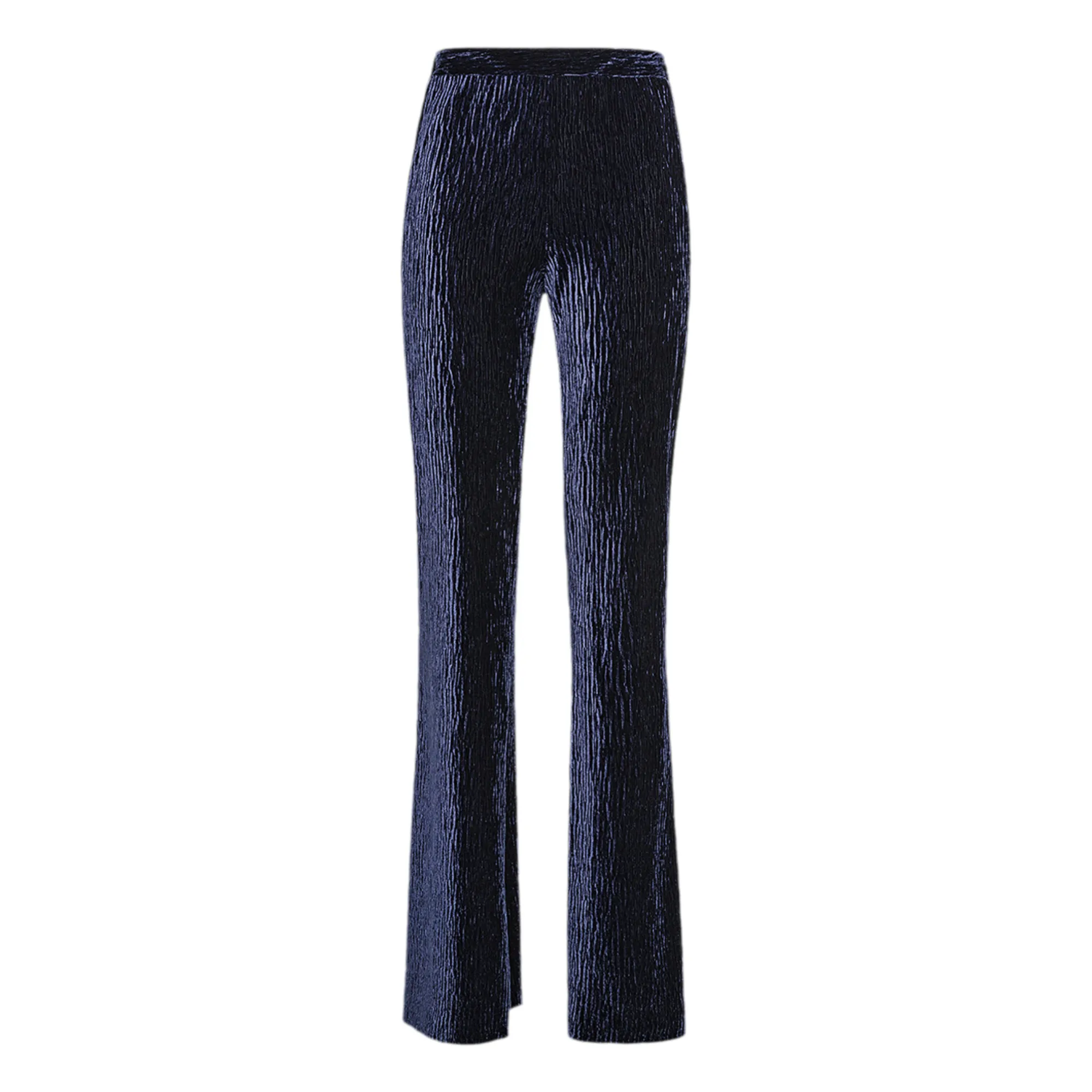 Forte Forte Midnight Blue Velvet Flare Pants