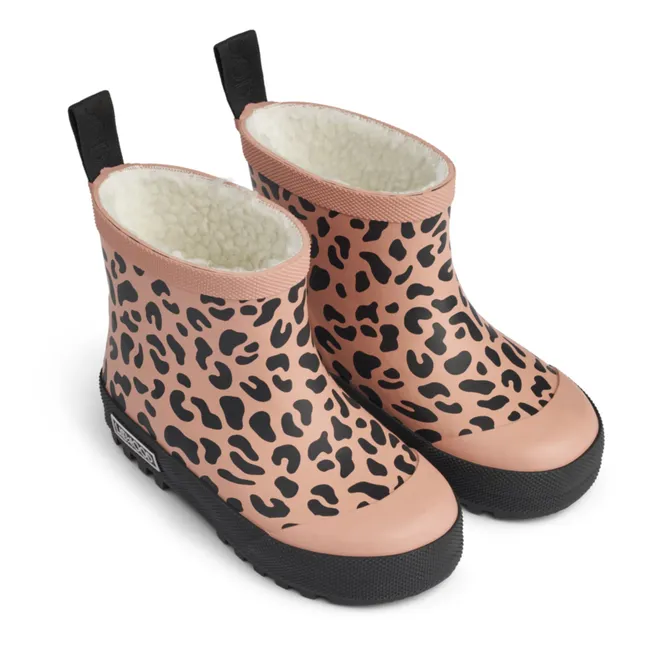 Pink Leopard Print Leggings by Wellington Boot