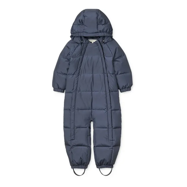 Sylvie Recycled Material Ski Suit | Navy blue