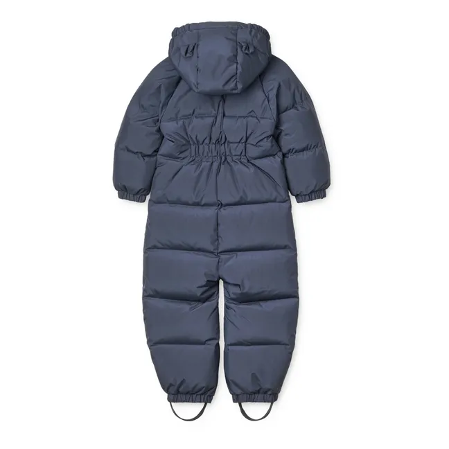 Sylvie Recycled Material Ski Suit | Navy blue