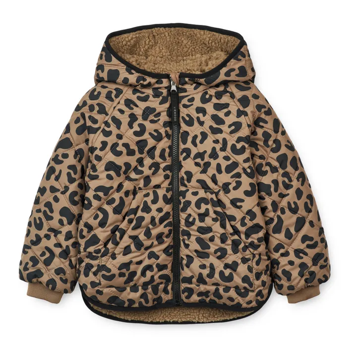 Jackson Leopard Reversible Jacket | Brown- Product image n°0