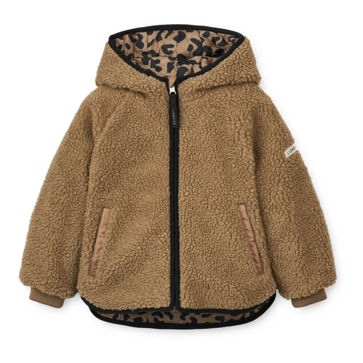 Jackson Leopard Reversible Jacket | Brown- Product image n°1