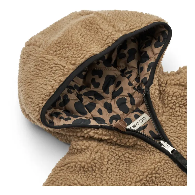 Jackson Leopard Reversible Jacket | Brown