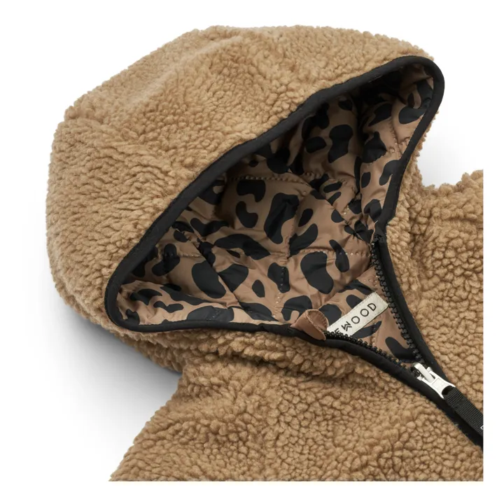 Jackson Leopard Reversible Jacket | Brown- Product image n°2