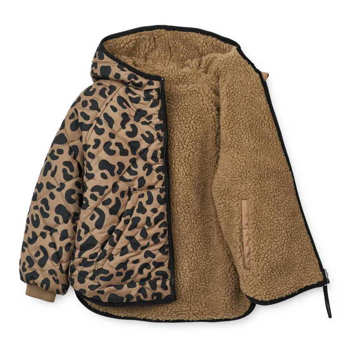 Jackson Leopard Reversible Jacket | Brown- Product image n°6
