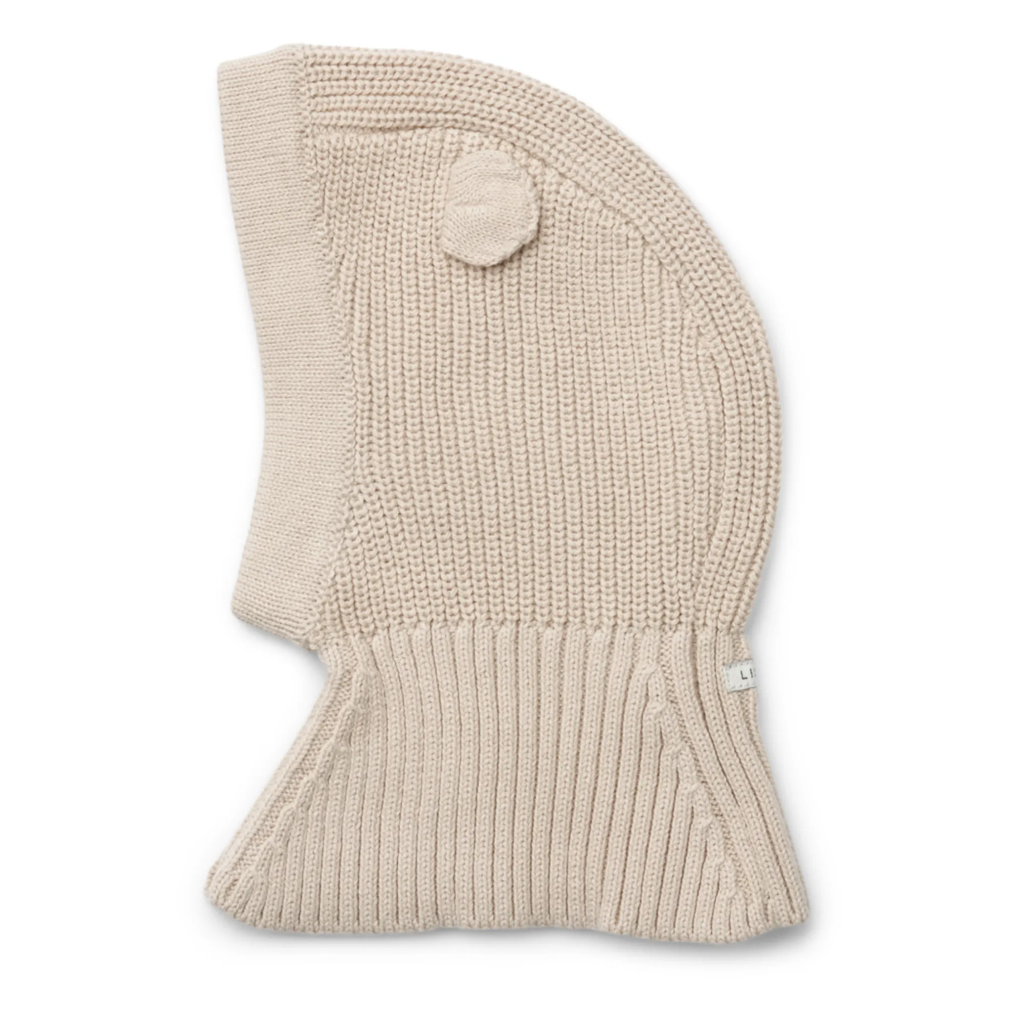 Liewood Ecru Hanibal Organic Cotton Knitted Balaclava