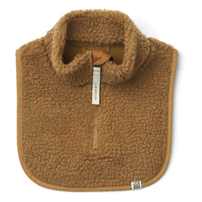 Vilo recycled fur snood | Caramel