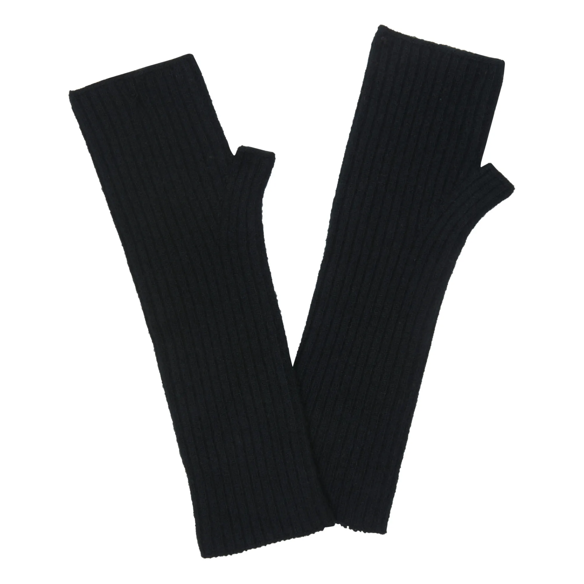 Kujten Black Knokke Cashmere Mittens