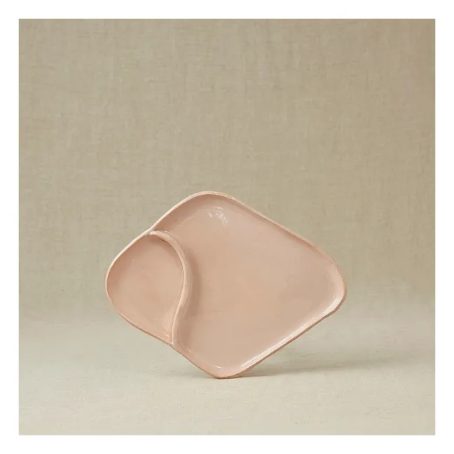 Plat de présentation compartimenté | Dusty pink