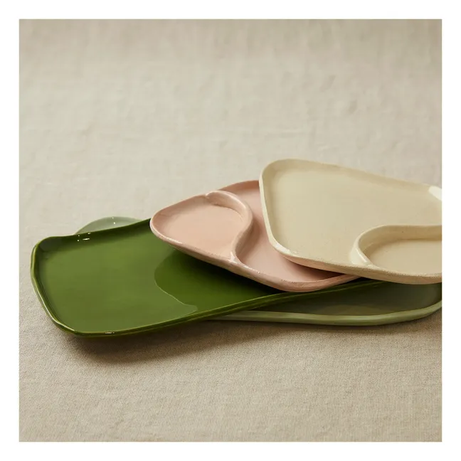 Plat de présentation compartimenté | Dusty pink