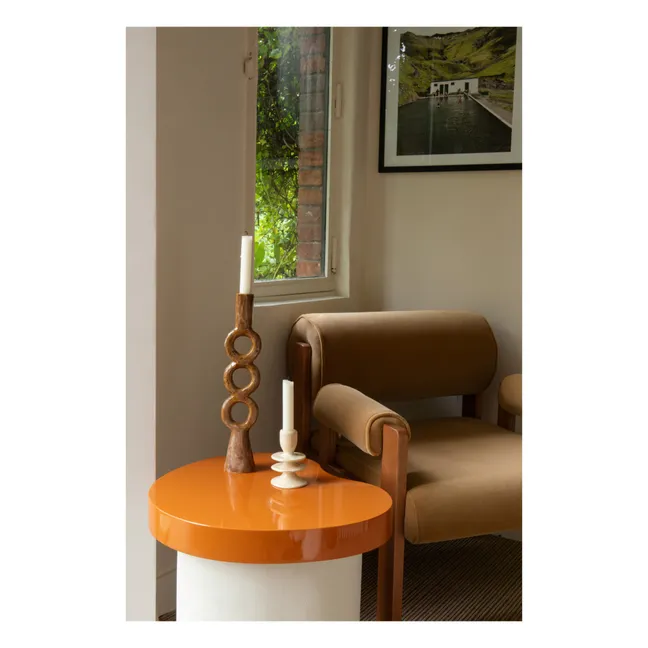 Candeliere a cerchio in terracotta | Verde militare