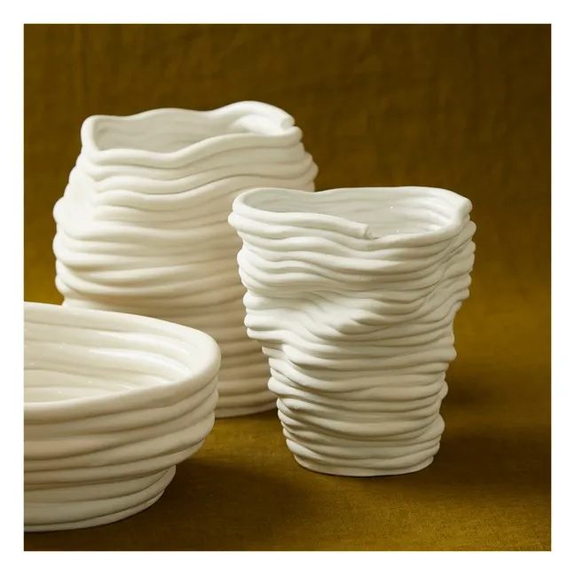 Vase Silk | Weiß