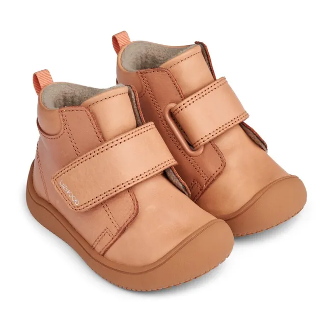 Brady Leather Boots | Pink