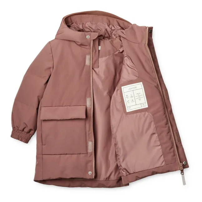 Althea Recycled Parka | Dusty Pink