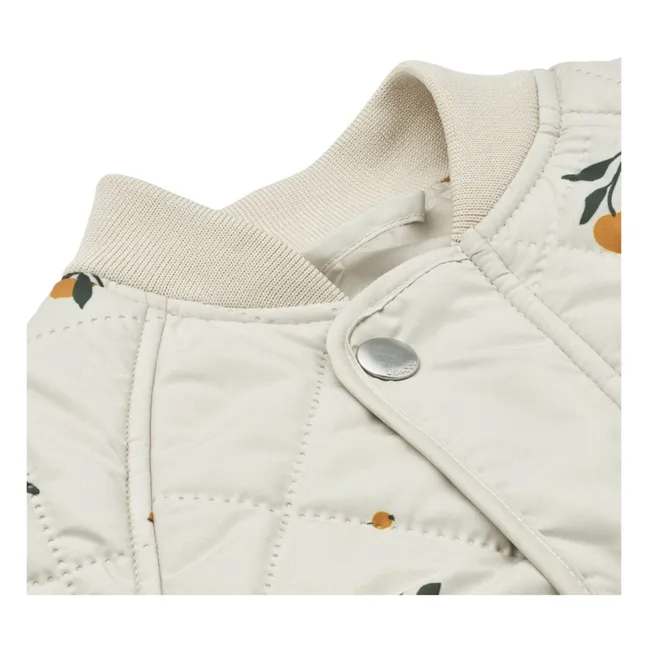 Anniston Peaches Recycled Quilted Jacket + Jogger | Ecru