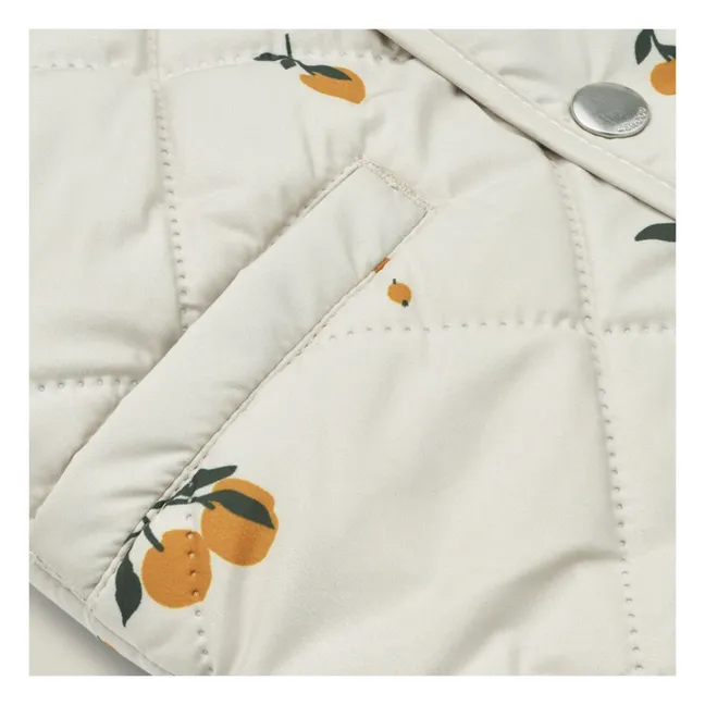 Anniston Peaches Recycled Quilted Jacket + Jogger | Ecru
