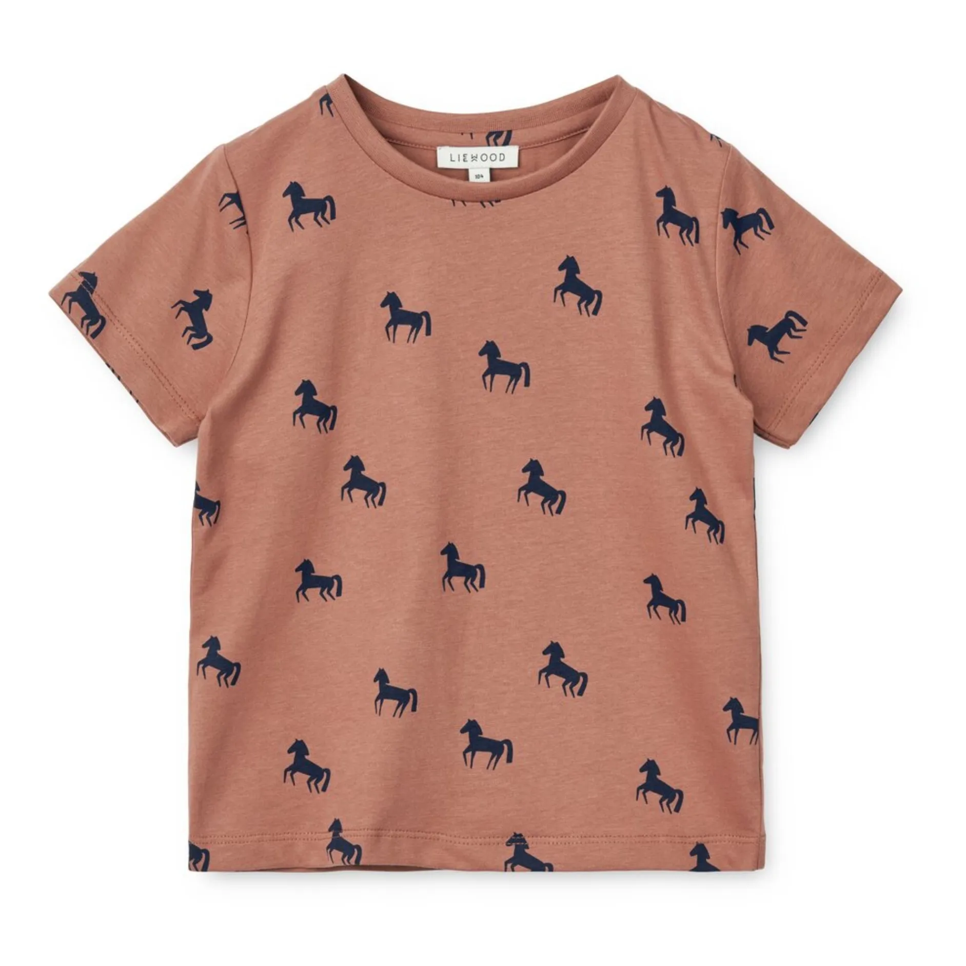 Liewood Dusty Pink Apia Organic Cotton Horse T-Shirt