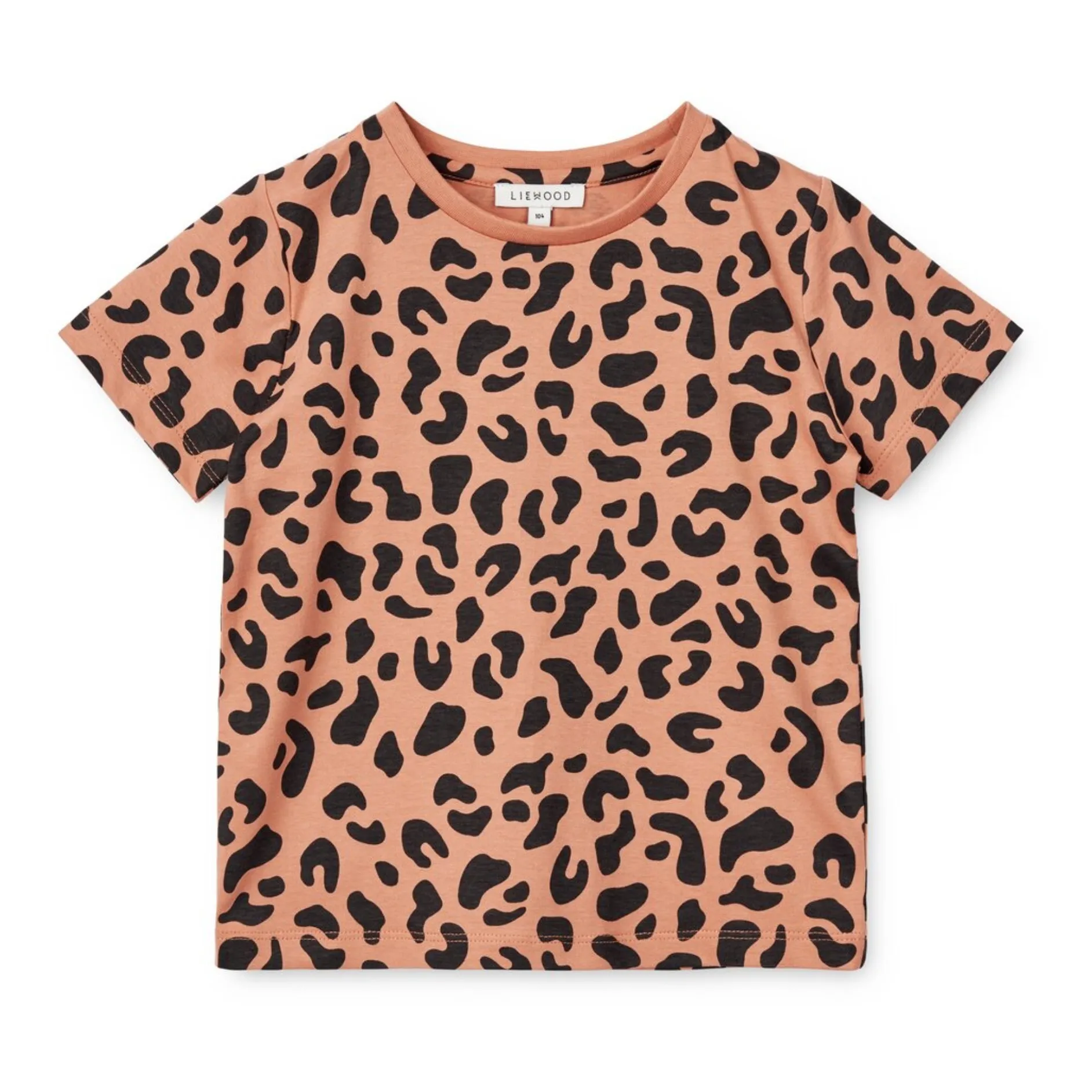 Liewood Pink Apia Organic Cotton Leopard T-Shirt