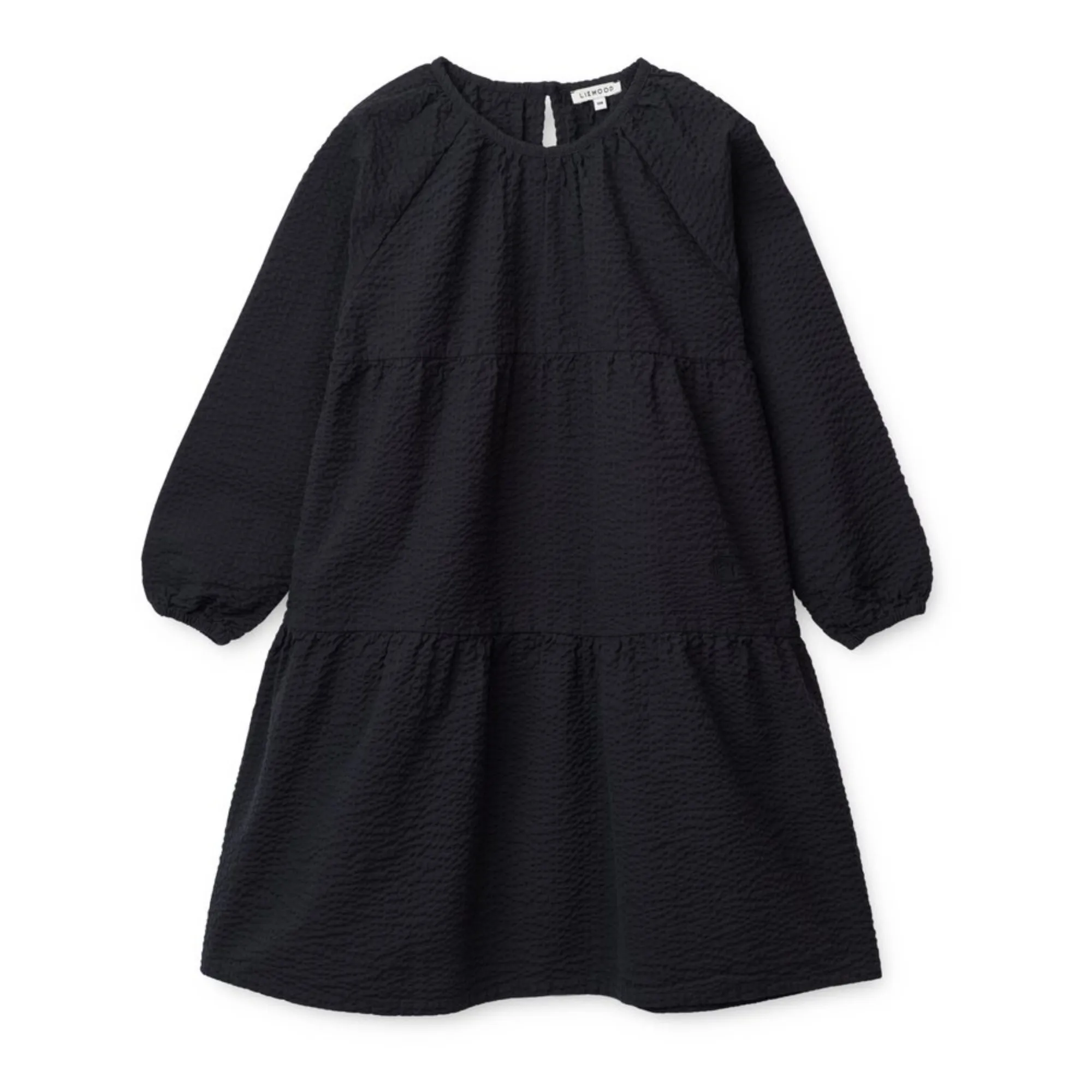 Liewood Black Cecilie Organic Cotton Dress