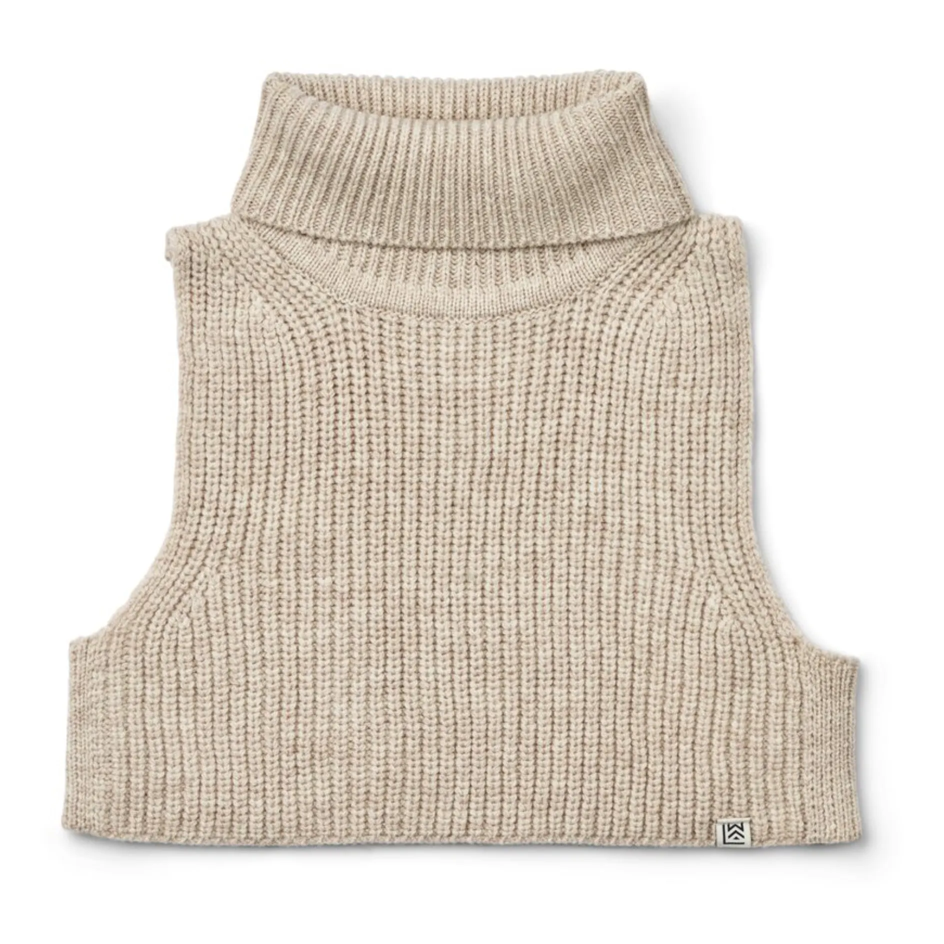 Liewood Ecru Erling Organic Cotton Knitted Snood