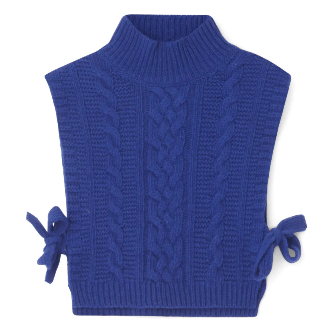 Garbo&Friends Royal Blue Sleeveless Knitted Sweater