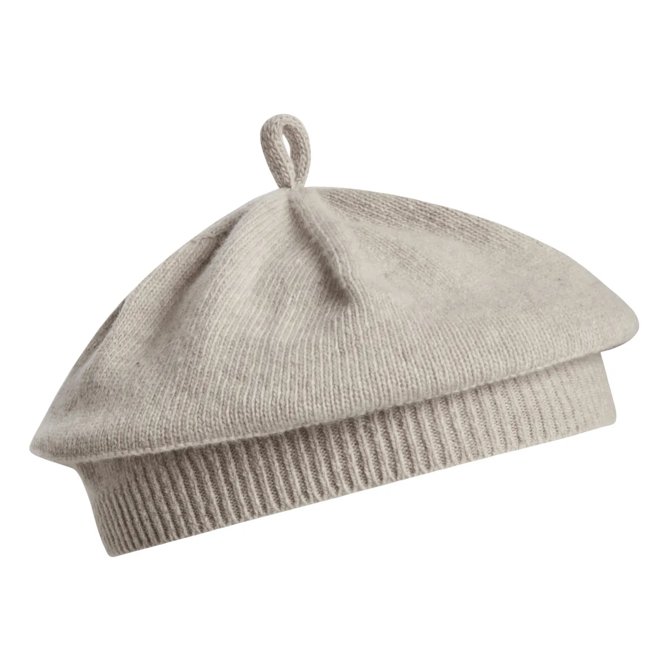 Garbo&Friends Ecru Knitted Beret