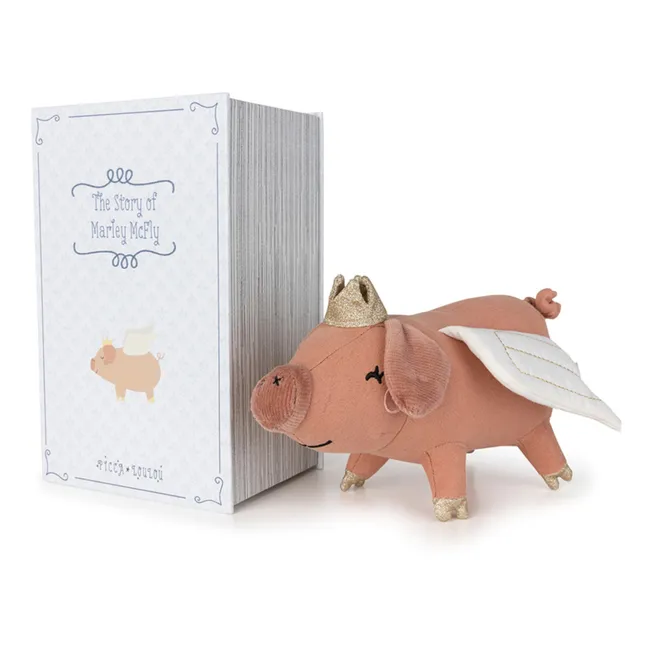 Flying pig plush in gift box