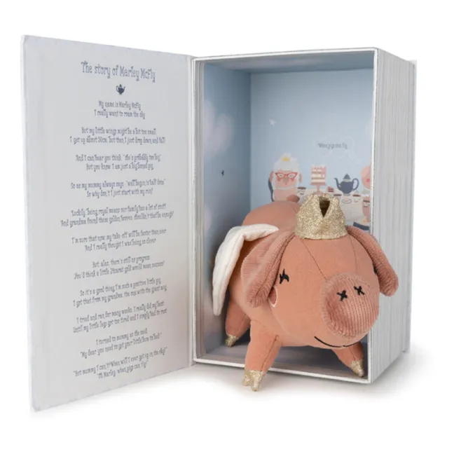 Flying pig plush in gift box