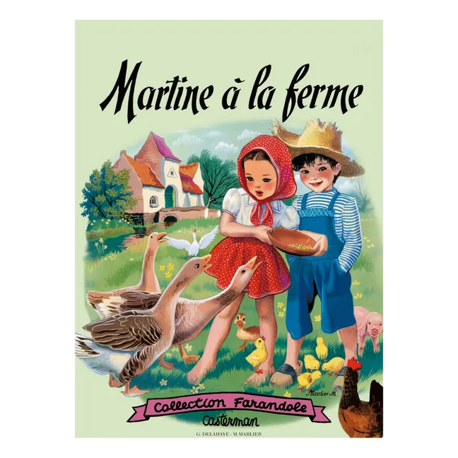Poster di Martine alla fattoria | Verde