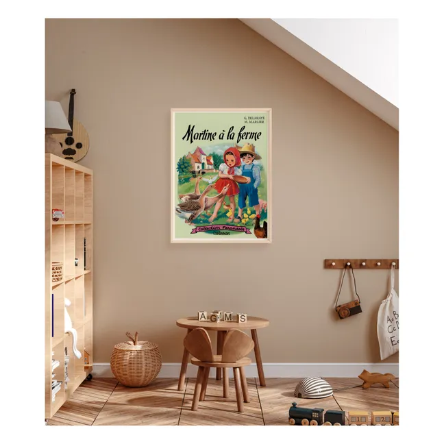 Martine At The Farm poster | Green