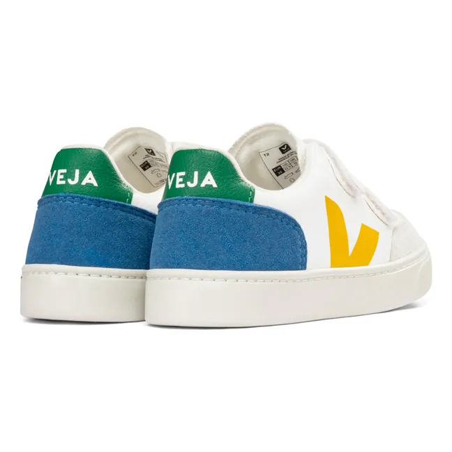 Baskets Scratchs V-12 | Bleu