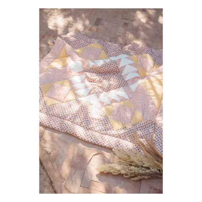 Decke Aneka aus Bio-Baumwolle | Blush