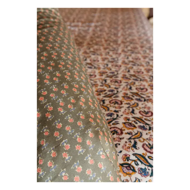 Noemie Organic Cotton Duvet Cover | Khaki